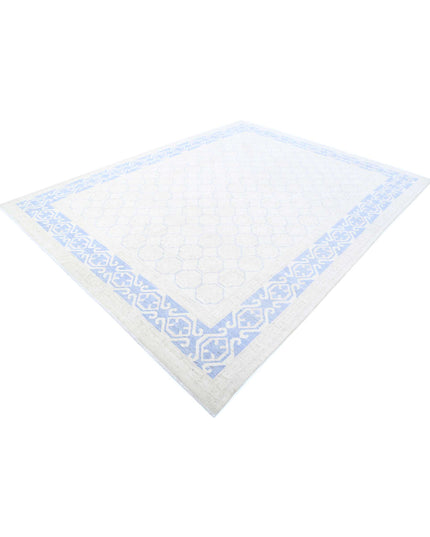 Khotan 8' 4" X 10' 9" Hand Knotted Wool Rug 8' 4" X 10' 9" (254 X 328) / Ivory / Wool