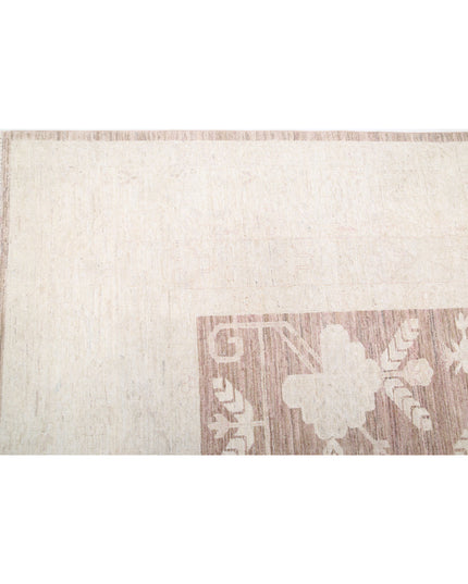 Khotan 9' 11" X 13' 7" Hand Knotted Wool Rug 9' 11" X 13' 7" (302 X 414) / Brown / Wool