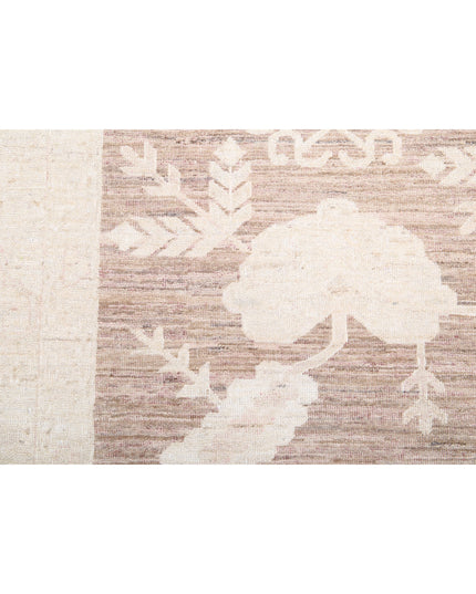 Khotan 9' 11" X 13' 7" Hand Knotted Wool Rug 9' 11" X 13' 7" (302 X 414) / Brown / Wool