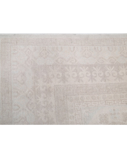 Khotan 9' 10" X 13' 7" Hand Knotted Wool Rug 9' 10" X 13' 7" (300 X 414) / Ivory / Wool