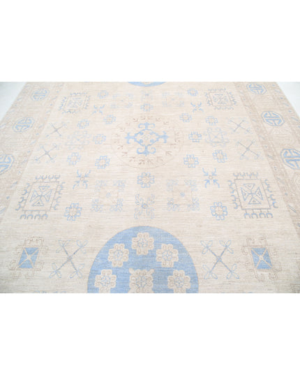 Khotan 9' 10" X 14' 11" Hand Knotted Wool Rug 9' 10" X 14' 11" (300 X 455) / Ivory / Wool