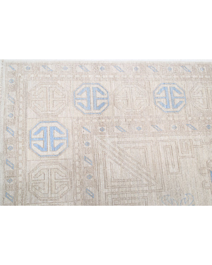 Khotan 9' 10" X 14' 11" Hand Knotted Wool Rug 9' 10" X 14' 11" (300 X 455) / Ivory / Wool