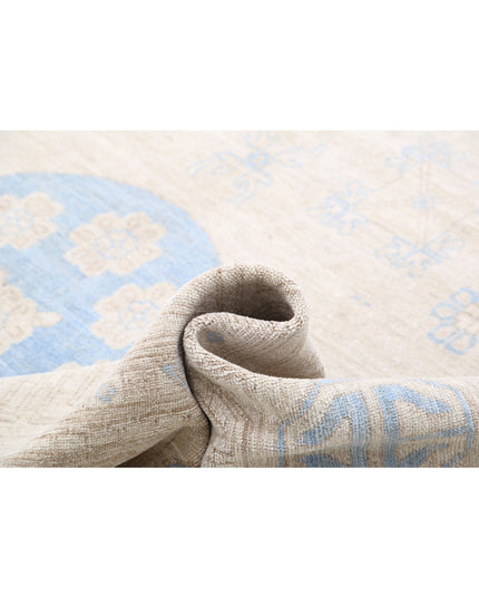 Khotan 9' 10" X 14' 11" Hand Knotted Wool Rug 9' 10" X 14' 11" (300 X 455) / Ivory / Wool