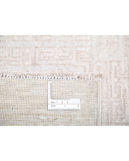 Khotan 3' 10" X 11' 10" Hand Knotted Wool Rug 3' 10" X 11' 10" (117 X 361) / Ivory / Wool