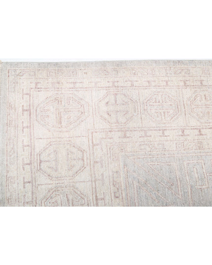 Khotan 8' 1" X 9' 10" Hand Knotted Wool Rug 8' 1" X 9' 10" (246 X 300) / Grey / Wool