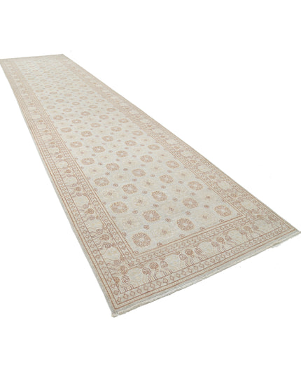 Khotan 4' 10" X 20' 4" Hand Knotted Wool Rug 4' 10" X 20' 4" (147 X 620) / Grey / Wool