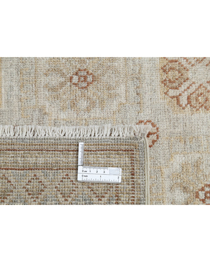 Khotan 4' 10" X 20' 4" Hand Knotted Wool Rug 4' 10" X 20' 4" (147 X 620) / Grey / Wool