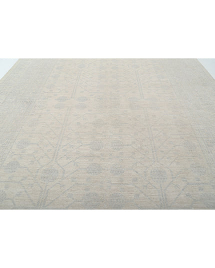 Khotan 10' 3" X 13' 9" Hand Knotted Wool Rug 10' 3" X 13' 9" (312 X 419) / Ivory / Wool