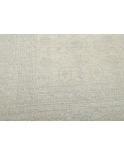 Khotan 10' 3" X 13' 9" Hand Knotted Wool Rug 10' 3" X 13' 9" (312 X 419) / Ivory / Wool
