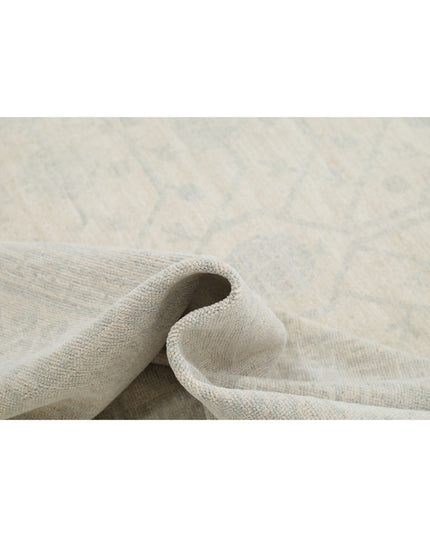 Khotan 10' 3" X 13' 9" Hand Knotted Wool Rug 10' 3" X 13' 9" (312 X 419) / Ivory / Wool