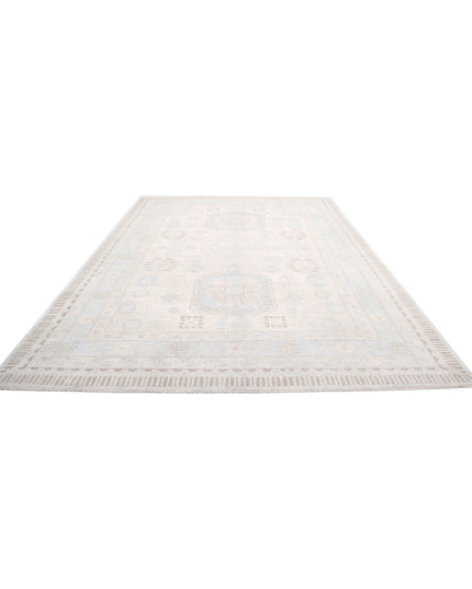 Khotan 9' 10" X 13' 7" Hand Knotted Wool Rug 9' 10" X 13' 7" (300 X 414) / Ivory / Wool