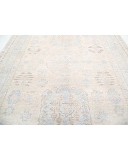Khotan 9' 10" X 13' 7" Hand Knotted Wool Rug 9' 10" X 13' 7" (300 X 414) / Ivory / Wool