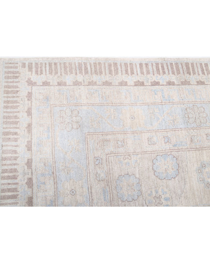 Khotan 9' 10" X 13' 7" Hand Knotted Wool Rug 9' 10" X 13' 7" (300 X 414) / Ivory / Wool