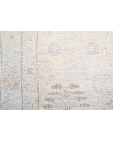 Khotan 9' 10" X 13' 7" Hand Knotted Wool Rug 9' 10" X 13' 7" (300 X 414) / Ivory / Wool