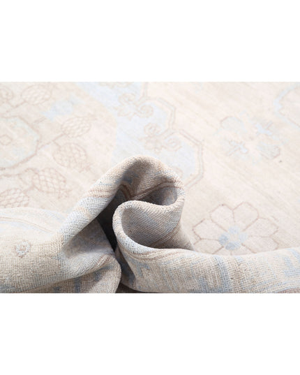 Khotan 9' 10" X 13' 7" Hand Knotted Wool Rug 9' 10" X 13' 7" (300 X 414) / Ivory / Wool