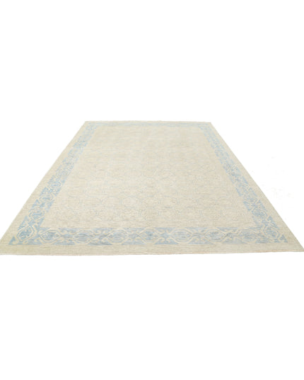 Khotan 8' 8" X 11' 6" Hand Knotted Wool Rug 8' 8" X 11' 6" (264 X 351) / Ivory / Wool