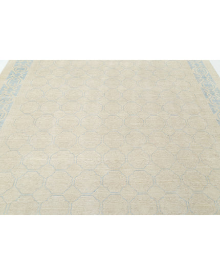 Khotan 8' 8" X 11' 6" Hand Knotted Wool Rug 8' 8" X 11' 6" (264 X 351) / Ivory / Wool