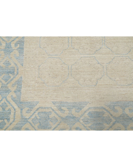 Khotan 8' 8" X 11' 6" Hand Knotted Wool Rug 8' 8" X 11' 6" (264 X 351) / Ivory / Wool