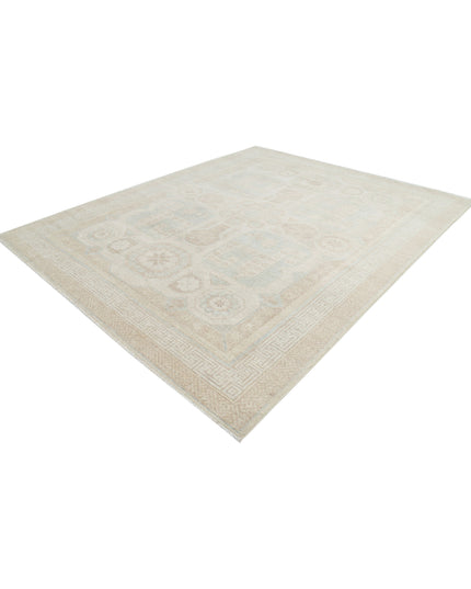 Khotan 9' 1" X 10' 11" Hand Knotted Wool Rug 9' 1" X 10' 11" (277 X 333) / Ivory / Wool
