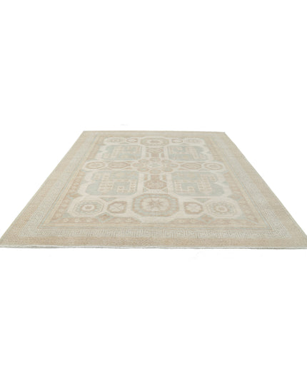 Khotan 9' 1" X 10' 11" Hand Knotted Wool Rug 9' 1" X 10' 11" (277 X 333) / Ivory / Wool