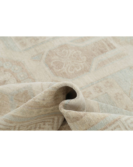 Khotan 9' 1" X 10' 11" Hand Knotted Wool Rug 9' 1" X 10' 11" (277 X 333) / Ivory / Wool