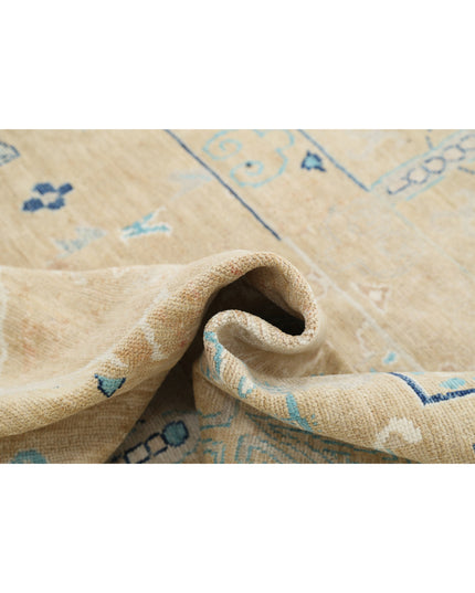 Khotan 8' 10" X 12' 6" Hand Knotted Wool Rug 8' 10" X 12' 6" (269 X 381) / Gold / Wool