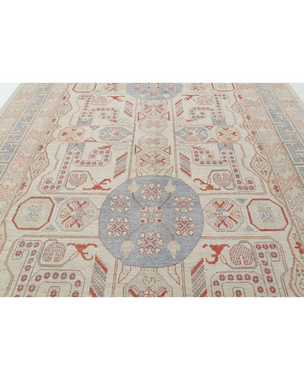 Khotan 9' 9" X 13' 10" Hand Knotted Wool Rug 9' 9" X 13' 10" (297 X 422) / Ivory / Wool