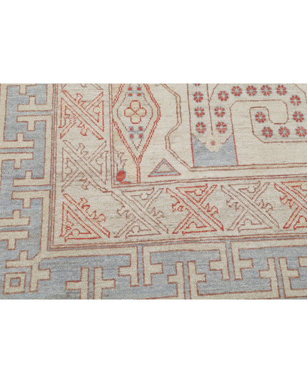 Khotan 9' 9" X 13' 10" Hand Knotted Wool Rug 9' 9" X 13' 10" (297 X 422) / Ivory / Wool