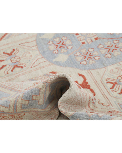 Khotan 9' 9" X 13' 10" Hand Knotted Wool Rug 9' 9" X 13' 10" (297 X 422) / Ivory / Wool