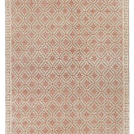 Khotan 9' 2" X 11' 8" Hand Knotted Wool Rug 9' 2" X 11' 8" (280 X 356) / Taupe / Wool