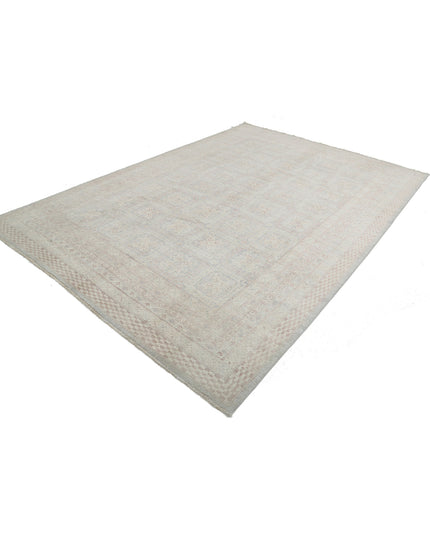 Khotan 8' 6" X 11' 9" Hand Knotted Wool Rug 8' 6" X 11' 9" (259 X 358) / Grey / Wool