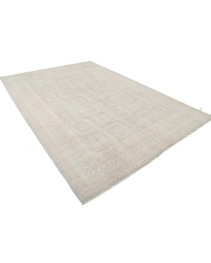 Khotan 8' 6" X 11' 9" Hand Knotted Wool Rug 8' 6" X 11' 9" (259 X 358) / Grey / Wool