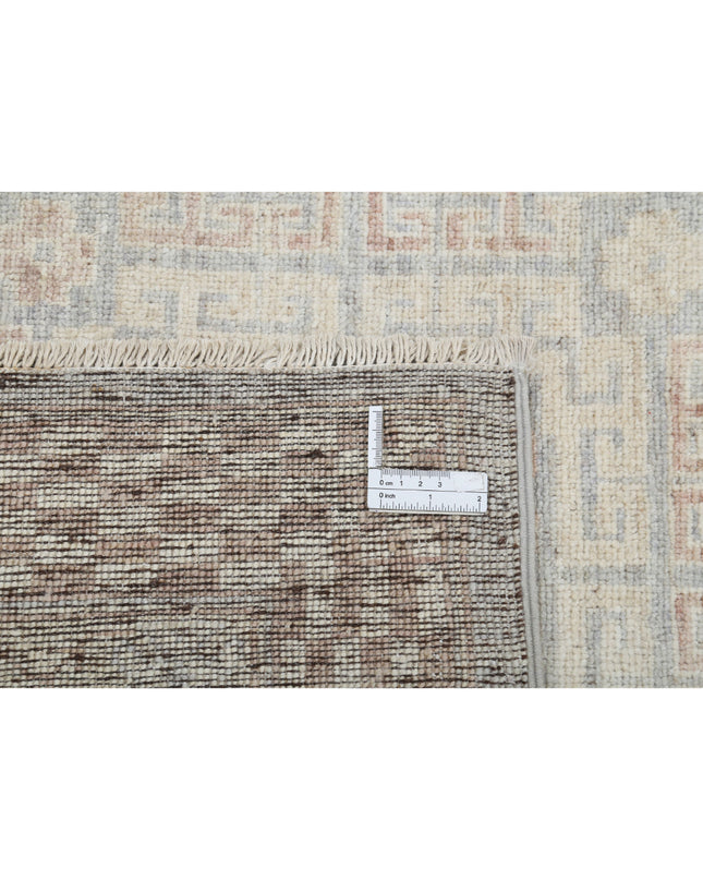 Khotan 8' 6" X 11' 9" Hand Knotted Wool Rug 8' 6" X 11' 9" (259 X 358) / Grey / Wool
