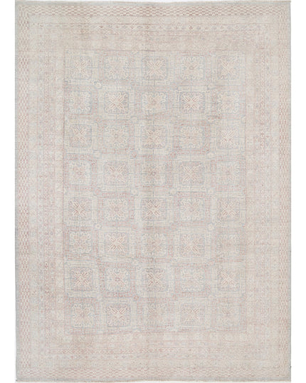Khotan 8' 6" X 11' 9" Hand Knotted Wool Rug 8' 6" X 11' 9" (259 X 358) / Grey / Wool