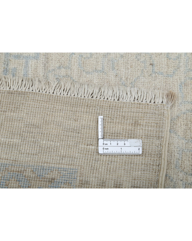 Khotan 12' 3" X 17' 9" Hand Knotted Wool Rug 12' 3" X 17' 9" (373 X 541) / Silver / Wool