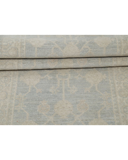 Khotan 2' 5" X 9' 11" Hand Knotted Wool Rug 2' 5" X 9' 11" (74 X 302) / Grey / Wool
