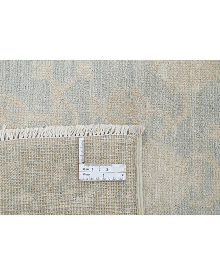 Khotan 2' 5" X 9' 11" Hand Knotted Wool Rug 2' 5" X 9' 11" (74 X 302) / Grey / Wool