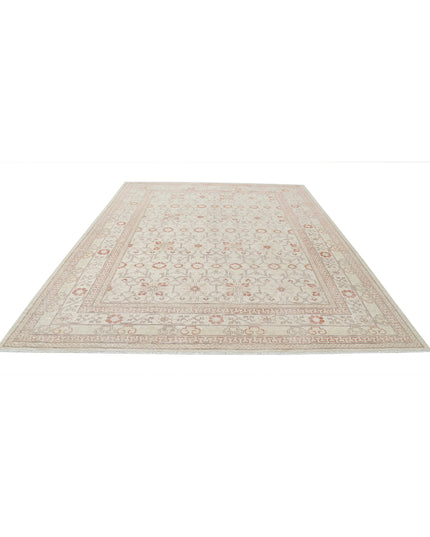 Khotan 9' 0" X 11' 7" Hand Knotted Wool Rug 9' 0" X 11' 7" (274 X 353) / Ivory / Wool