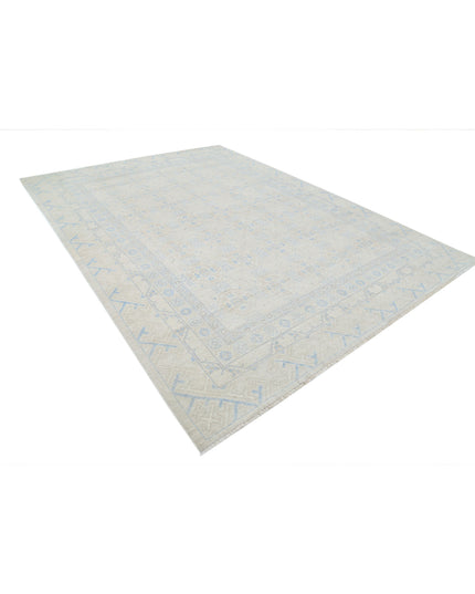 Khotan 8' 9" X 11' 11" Hand Knotted Wool Rug 8' 9" X 11' 11" (267 X 363) / Taupe / Wool