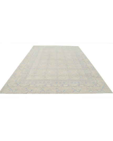 Khotan 8' 9" X 11' 11" Hand Knotted Wool Rug 8' 9" X 11' 11" (267 X 363) / Taupe / Wool