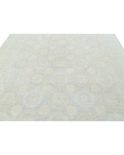 Khotan 8' 10" X 11' 10" Hand Knotted Wool Rug 8' 10" X 11' 10" (269 X 361) / Grey / Wool