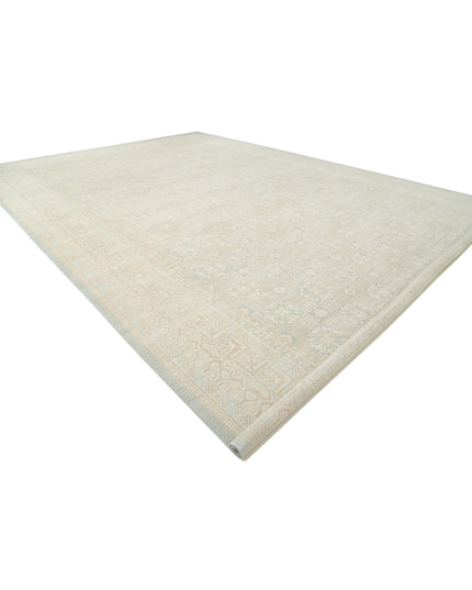 Khotan 15' 4" X 23' 0" Hand Knotted Wool Rug 15' 4" X 23' 0" (467 X 701) / Green / Wool