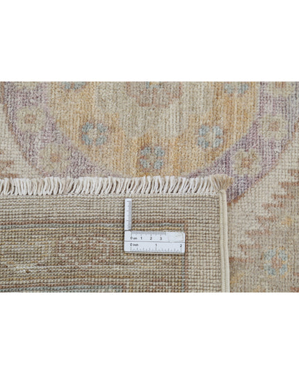 Khotan 8' 0" X 9' 10" Hand Knotted Wool Rug 8' 0" X 9' 10" (244 X 300) / Ivory / Wool