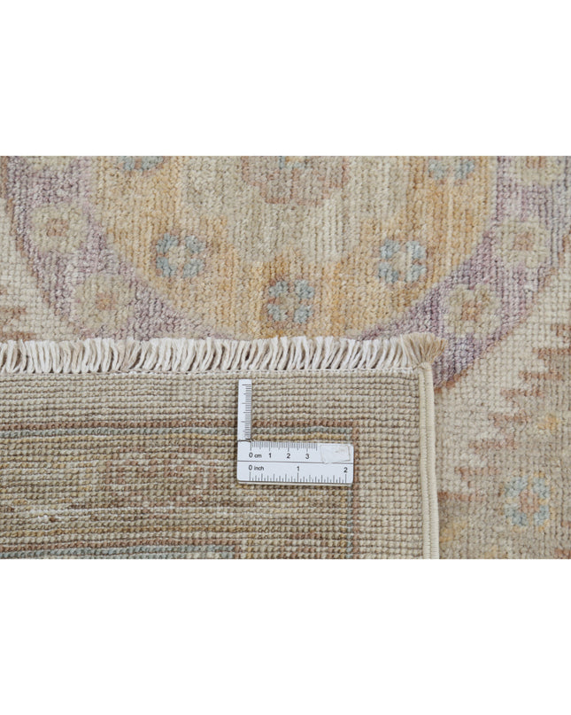 Khotan 8' 0" X 9' 10" Hand Knotted Wool Rug 8' 0" X 9' 10" (244 X 300) / Ivory / Wool