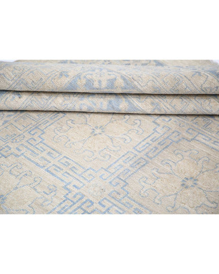 Khotan 12' 5" X 31' 3" Hand Knotted Wool Rug 12' 5" X 31' 3" (379 X 953) / Ivory / Wool