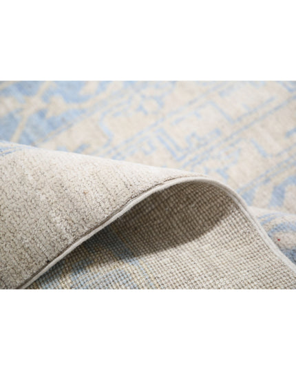 Khotan 12' 5" X 31' 3" Hand Knotted Wool Rug 12' 5" X 31' 3" (379 X 953) / Ivory / Wool