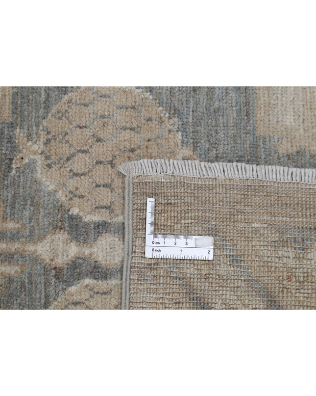 Khotan 8' 1" X 10' 2" Hand Knotted Wool Rug 8' 1" X 10' 2" (246 X 310) / Grey / Wool