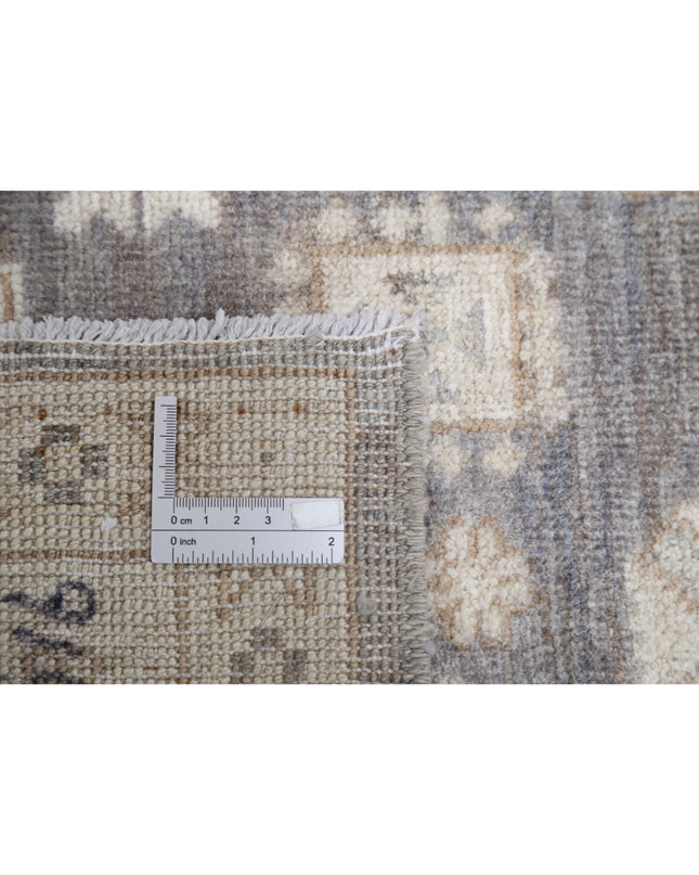 Khotan 4' 1" X 5' 11" Hand Knotted Wool Rug 4' 1" X 5' 11" (124 X 180) / Grey / Wool