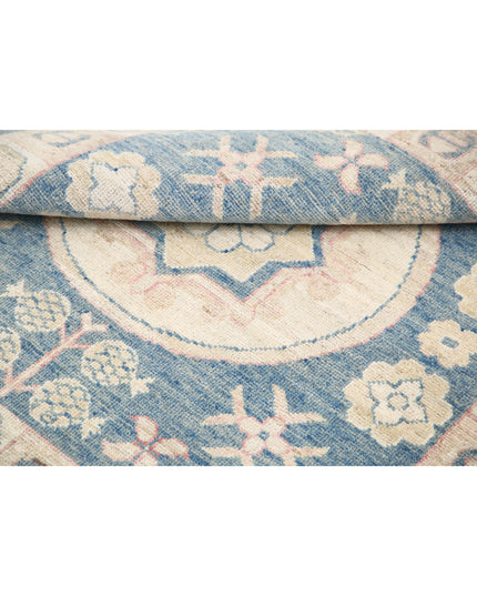 Khotan 3' 2" X 3' 3" Hand Knotted Wool Rug 3' 2" X 3' 3" (97 X 99) / Blue / Wool