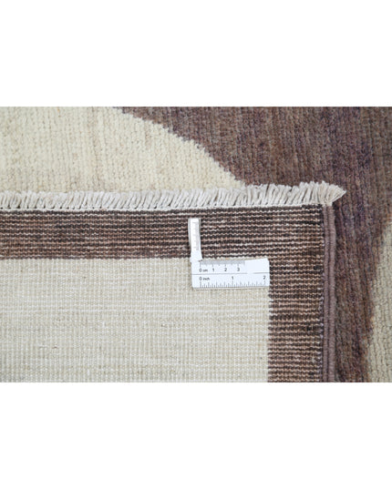 Khotan 10' 5" X 13' 3" Hand Knotted Wool Rug 10' 5" X 13' 3" (318 X 404) / Brown / Wool